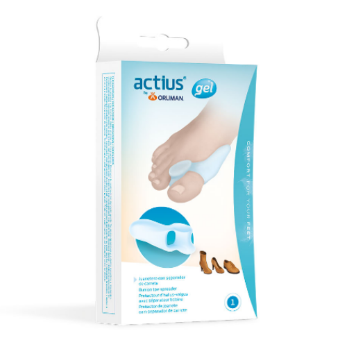 Separador em Carrete em Gel com Protetor para Hallux Valgus ACP911