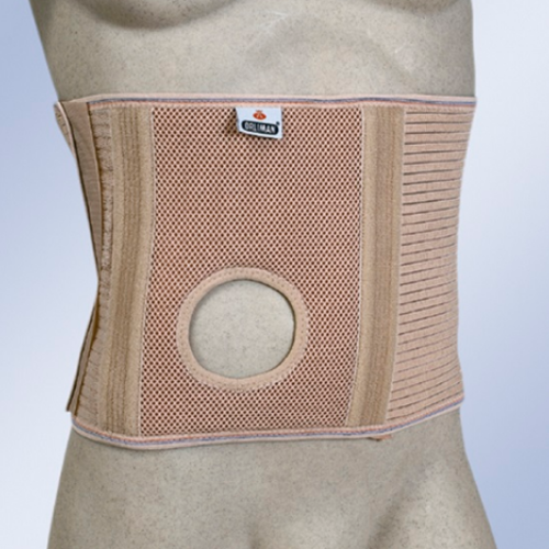 Abdominal Belt for Ostomates with Hole