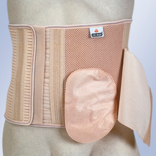 Abdominal Belt for Ostomates with Hole