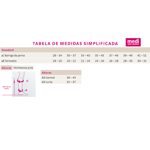 Meias Elásticas de Grau 1 até ao Joelho Mediven For Men