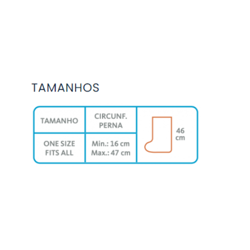 Protetor Pediátrico de Perna Curto para Ortóteses e Gesso