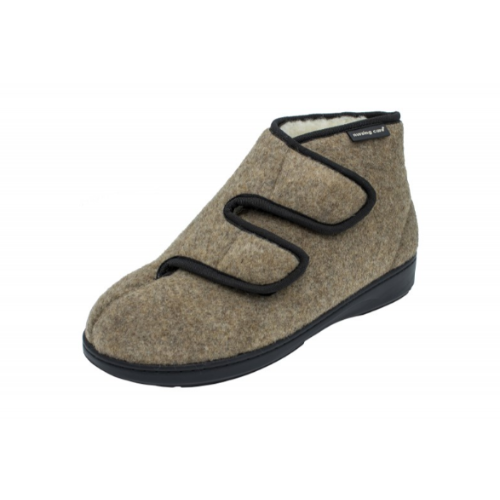 Bota textil ajustable con forro de lana de eucalipto.