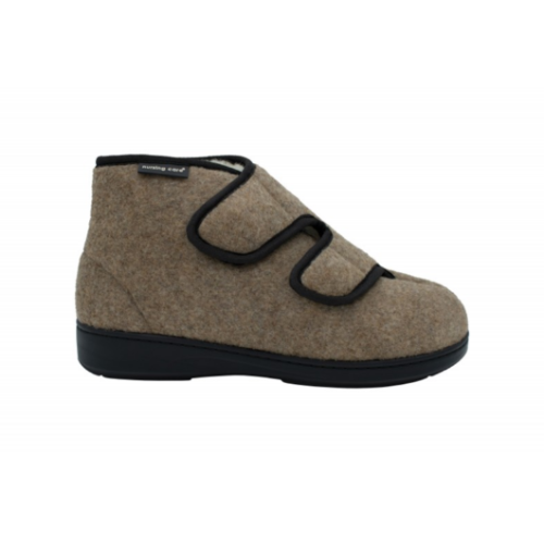 Bota textil ajustable con forro de lana de eucalipto.