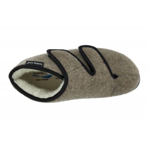 Bota textil ajustable con forro de lana de eucalipto.