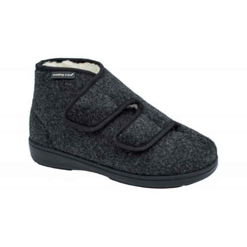 Bota textil ajustable con forro de lana de eucalipto.
