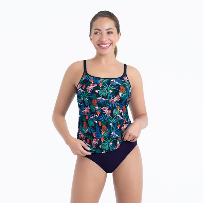 Tankini para prótesis bilateral Estilo Rimini Top