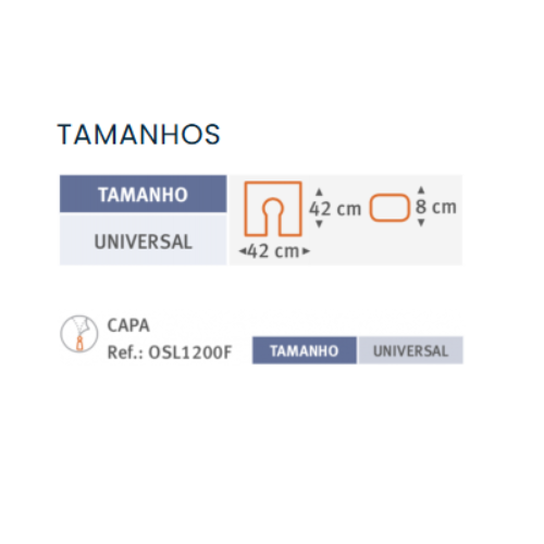 Almofada anti-escaras Visco em Ferradura 42x42x8 OSL1240