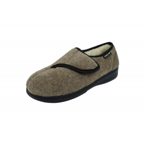 Adjustable textile shoe with Pinheiro wool lining 