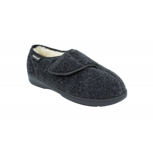 Adjustable textile shoe with Pinheiro wool lining 