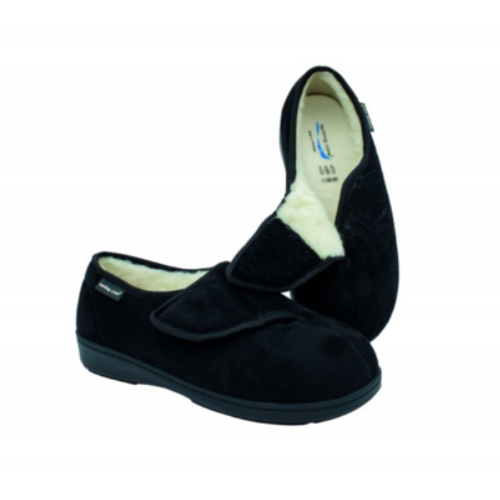 Adjustable textile shoe with Pinheiro wool lining 