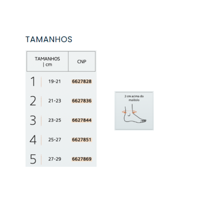Pé Elástico Funcional THERAGO TGO490
