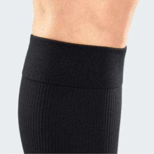 Medias elásticas Mediven Angio Grado 1, hasta la rodilla, negras